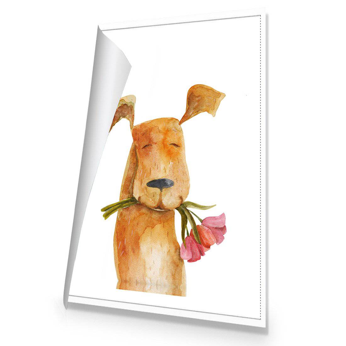 Doggy Valentine Canvas Art