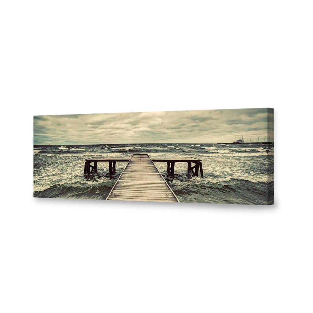 Dramatic Jetty Canvas Art