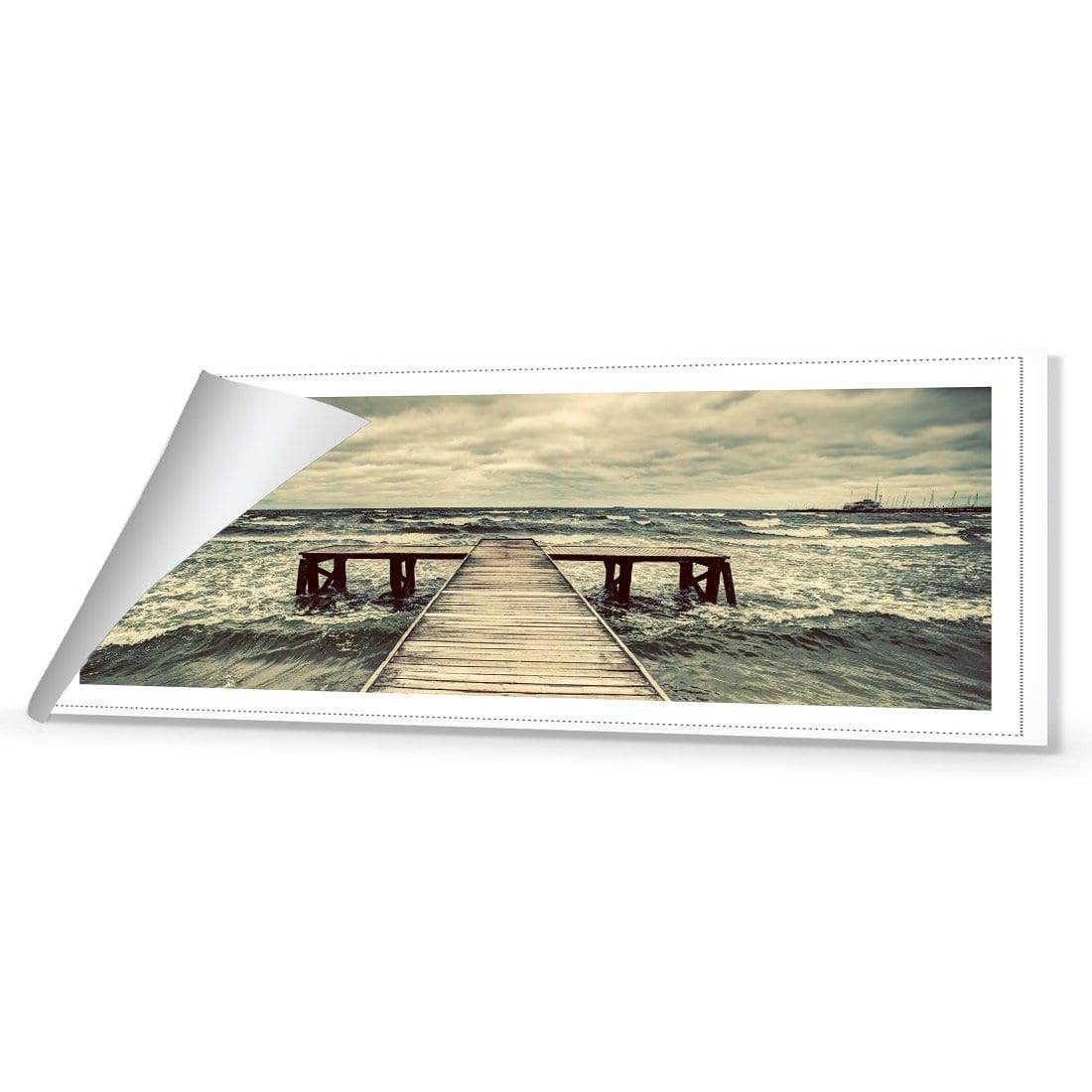 Dramatic Jetty Canvas Art