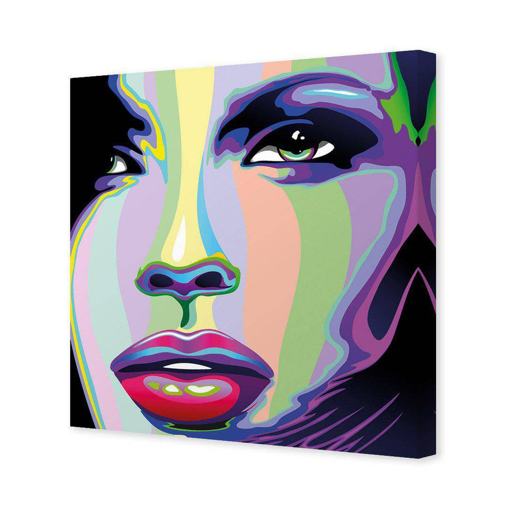 Electric Face Canvas Art
