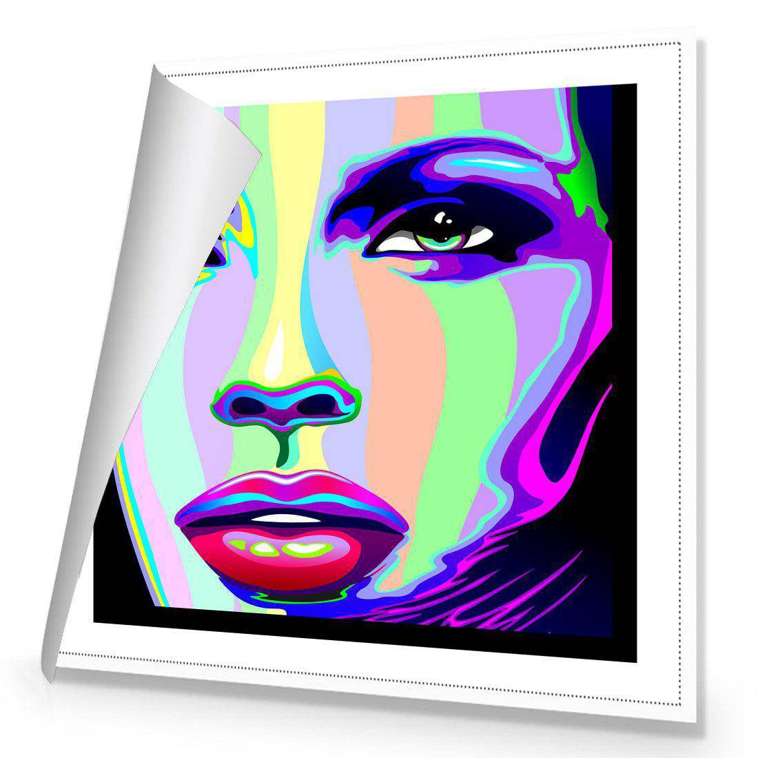 Electric Face Canvas Art