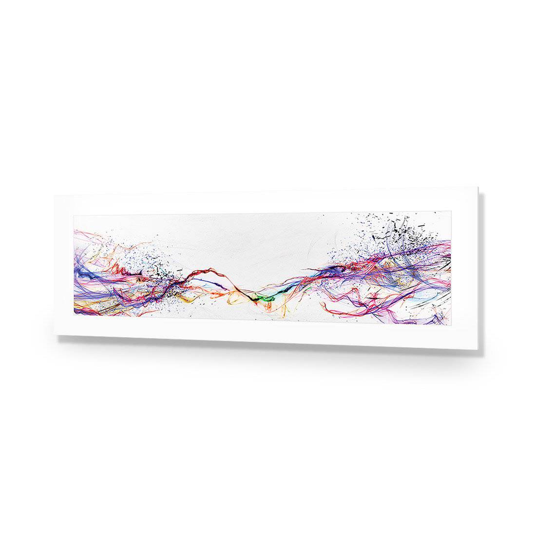 Electricity On Black, Inverted, Long Acrylic Print Art