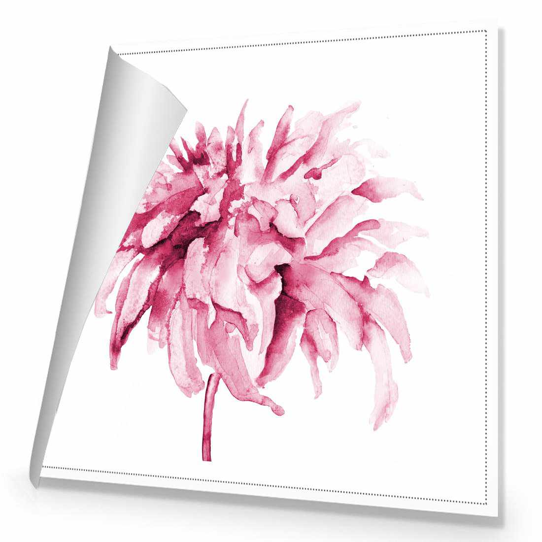 Fairy Floss, Pink Square Canvas Art
