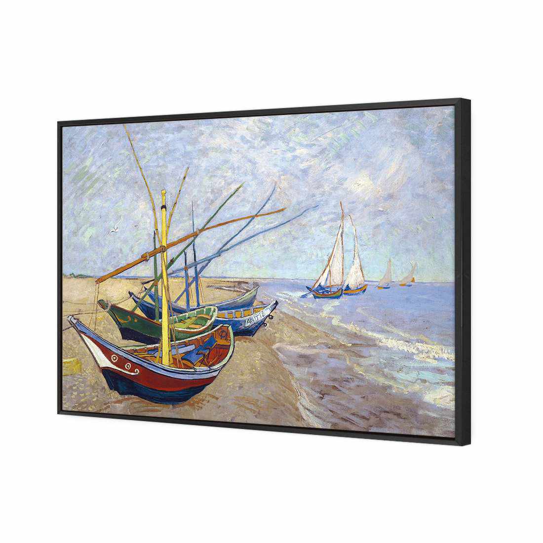 Fishing Boats by Van Gogh Canvas Art