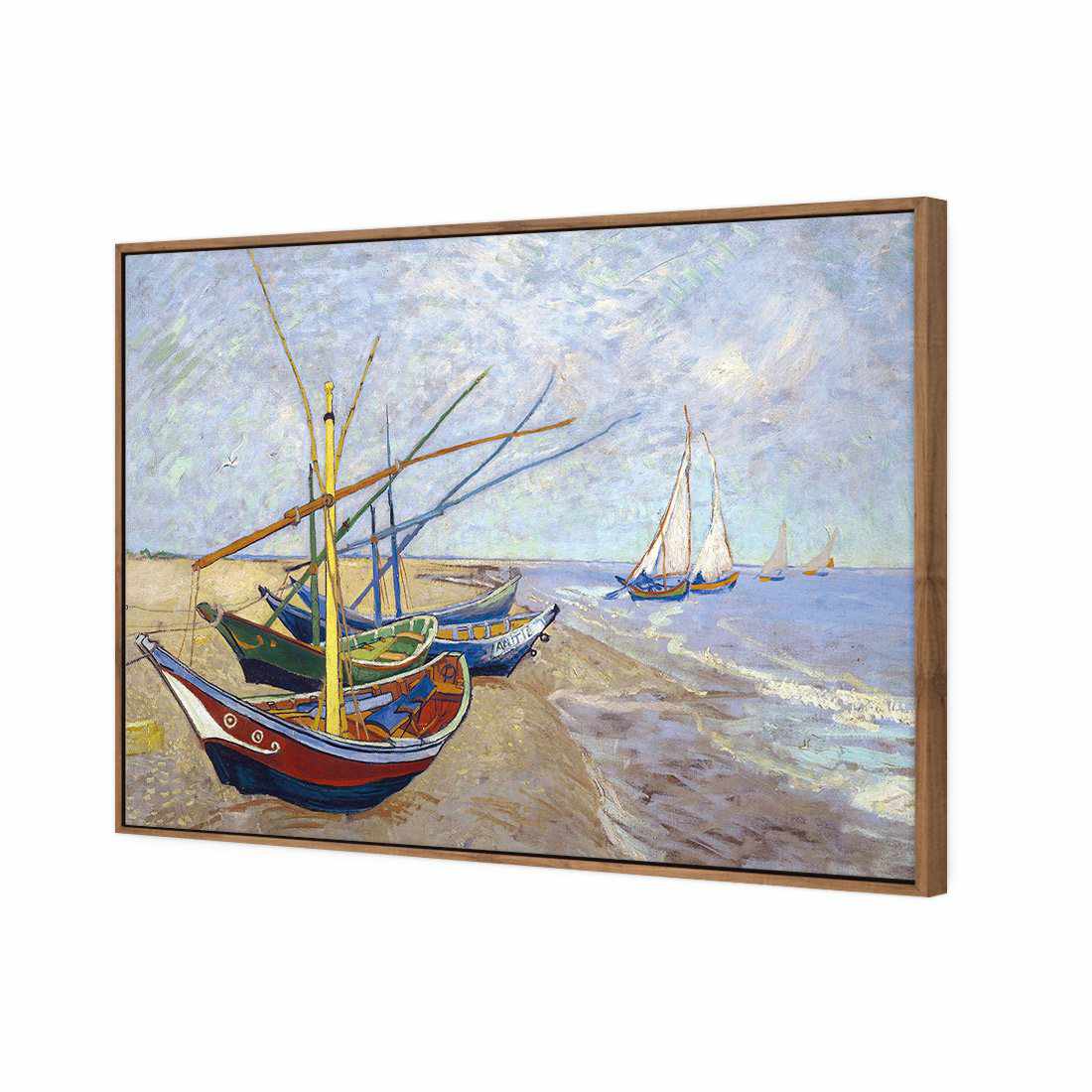 Fishing Boats by Van Gogh Canvas Art