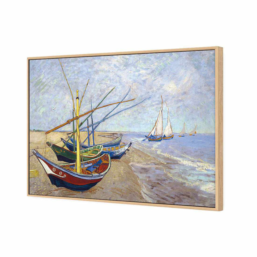 Fishing Boats by Van Gogh Canvas Art