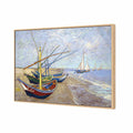 Fishing Boats by Van Gogh Canvas Art