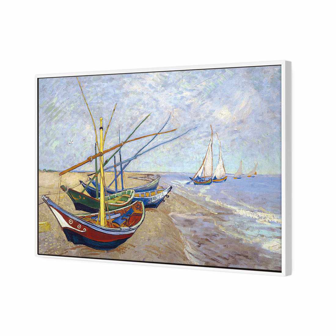 Fishing Boats by Van Gogh Canvas Art