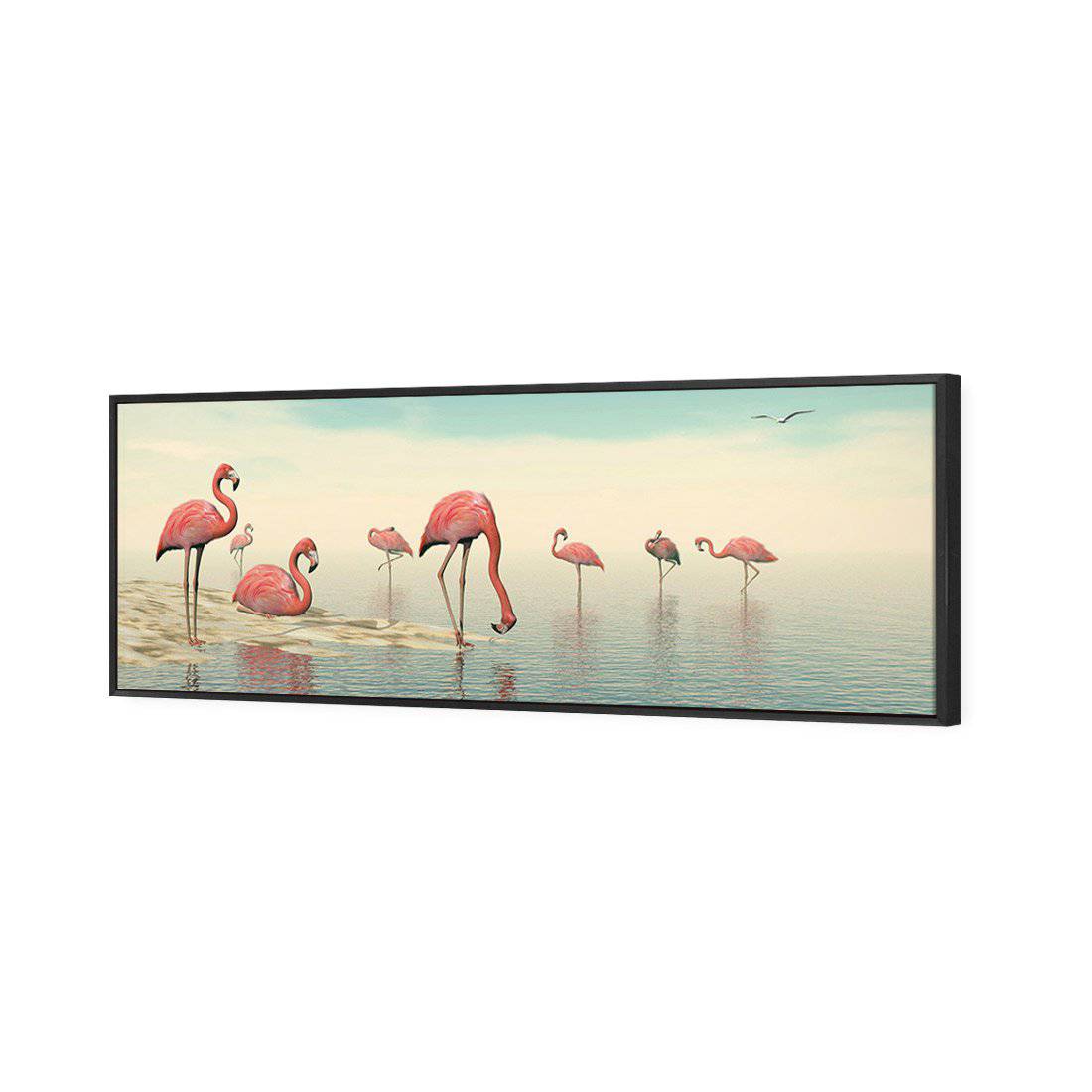Flamingo Chill Canvas Art