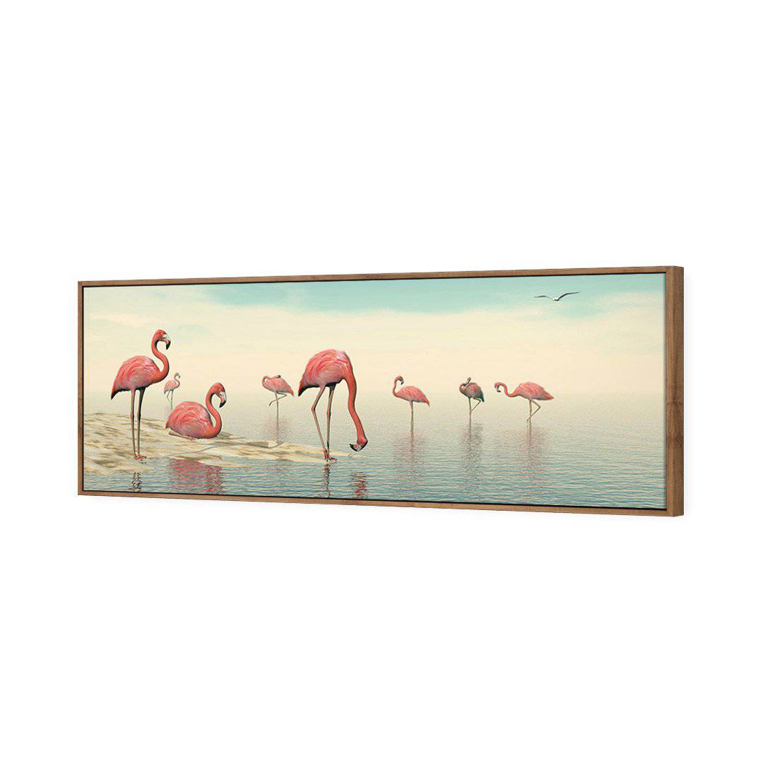 Flamingo Chill Canvas Art