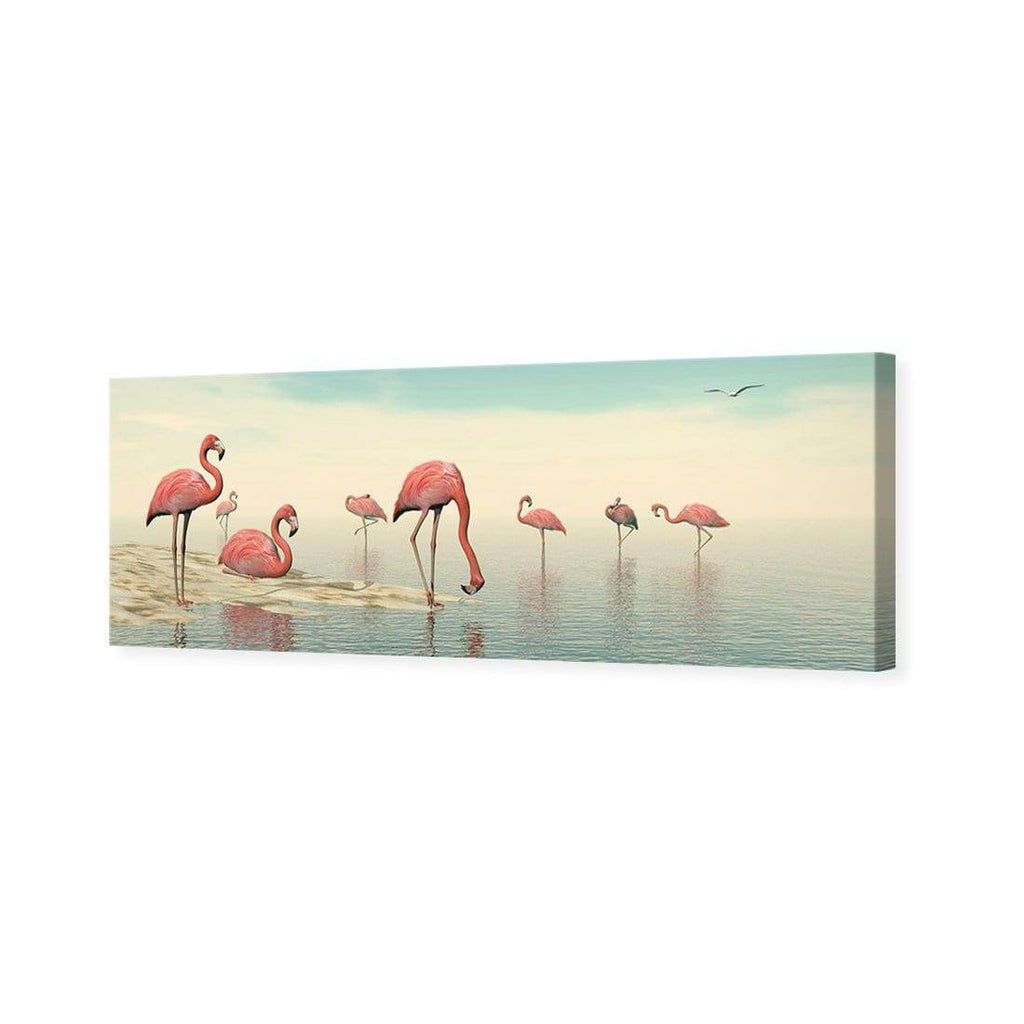 Flamingo Chill Canvas Art