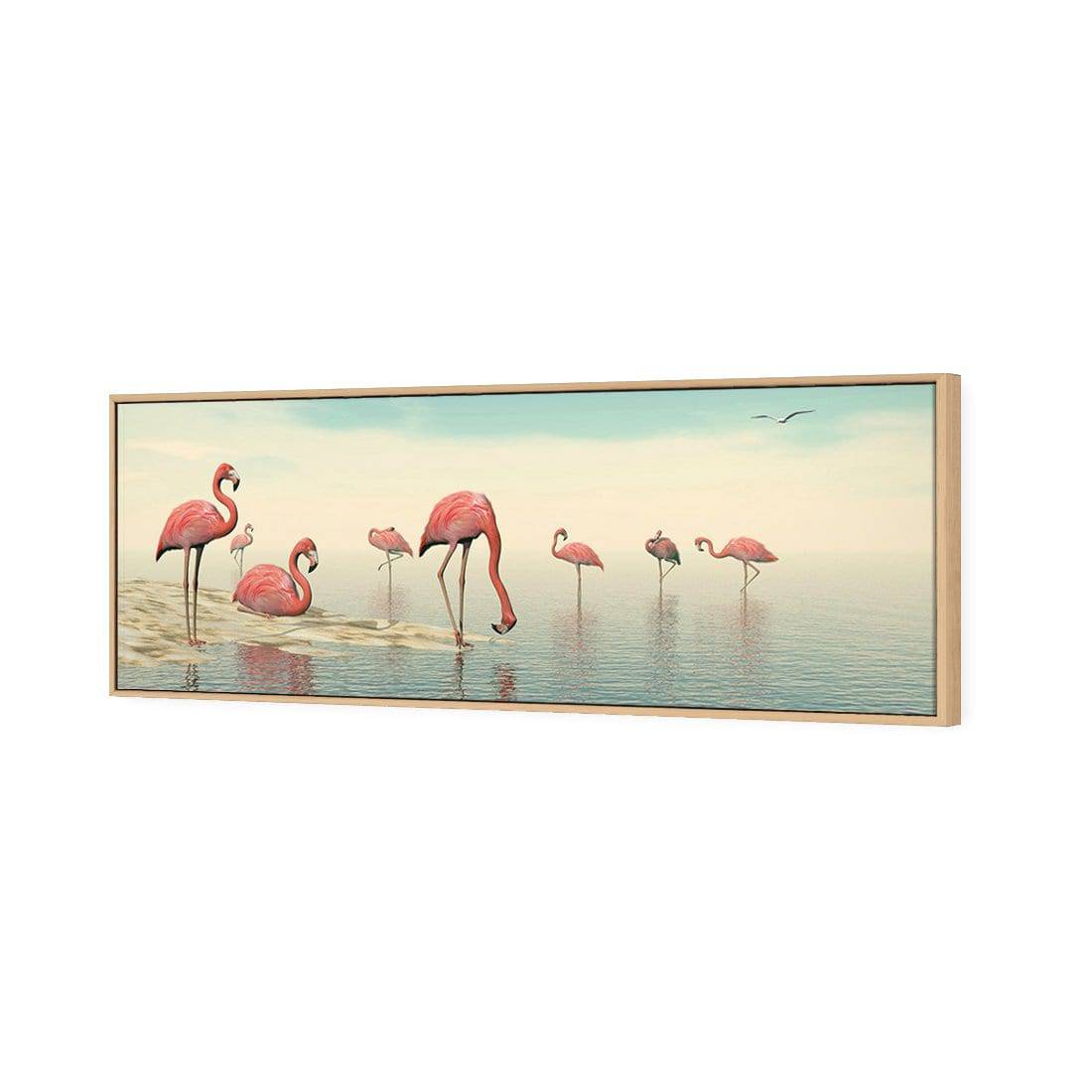 Flamingo Chill Canvas Art