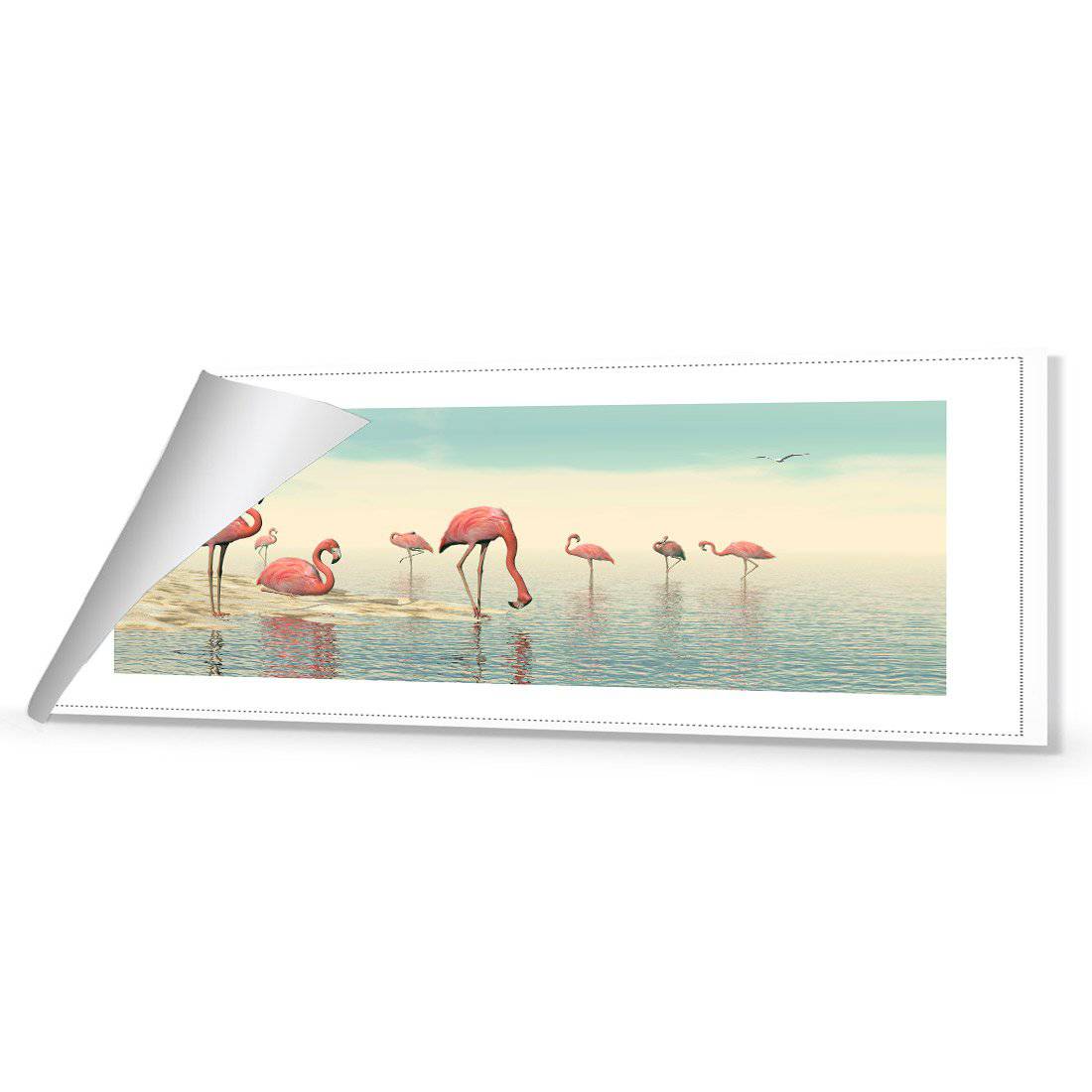 Flamingo Chill Canvas Art