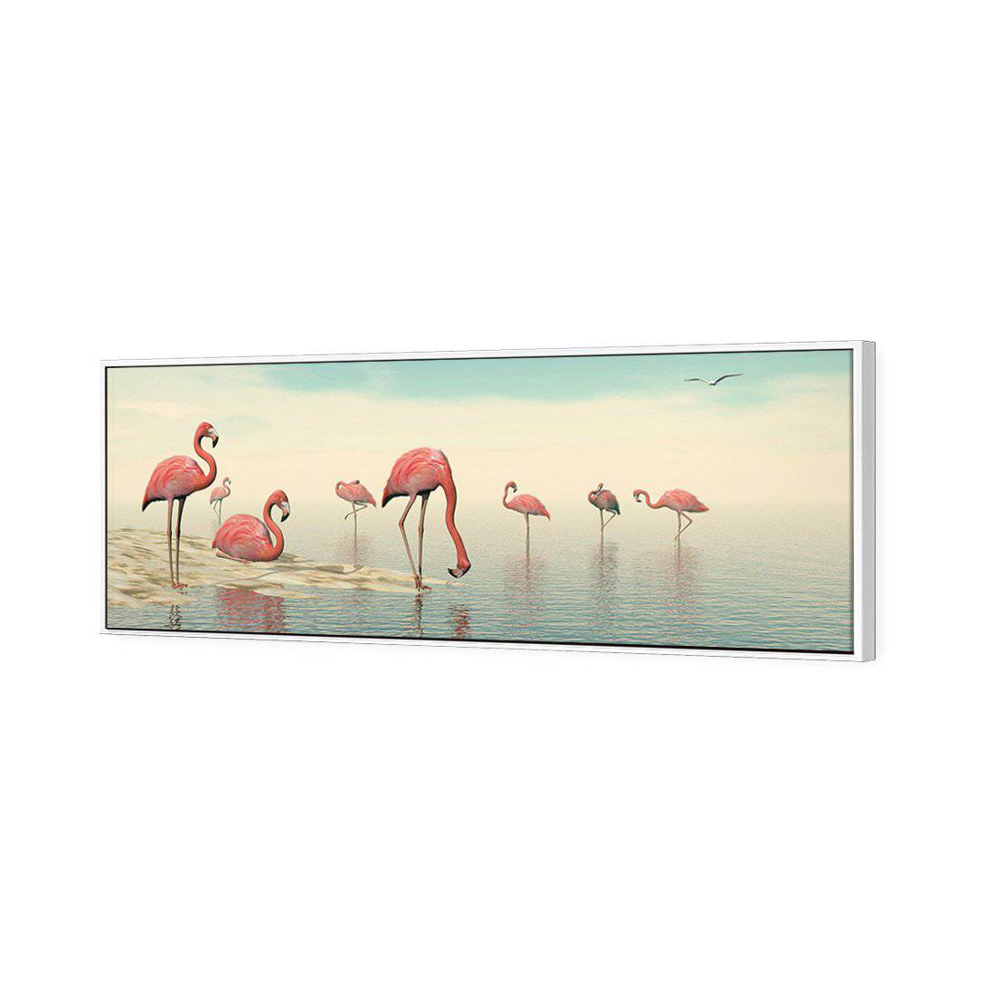 Flamingo Chill Canvas Art