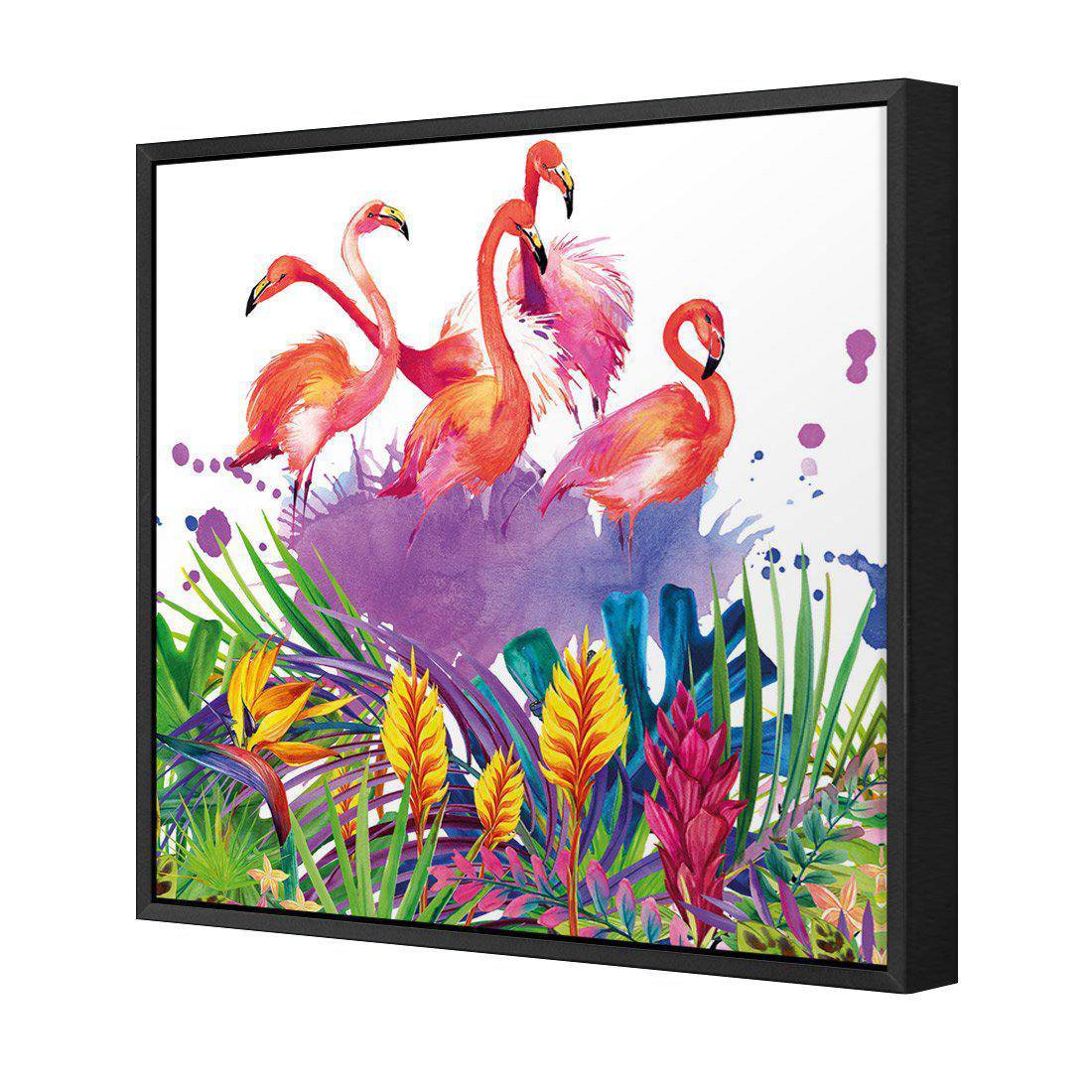 Flamingo Paradise Canvas Art