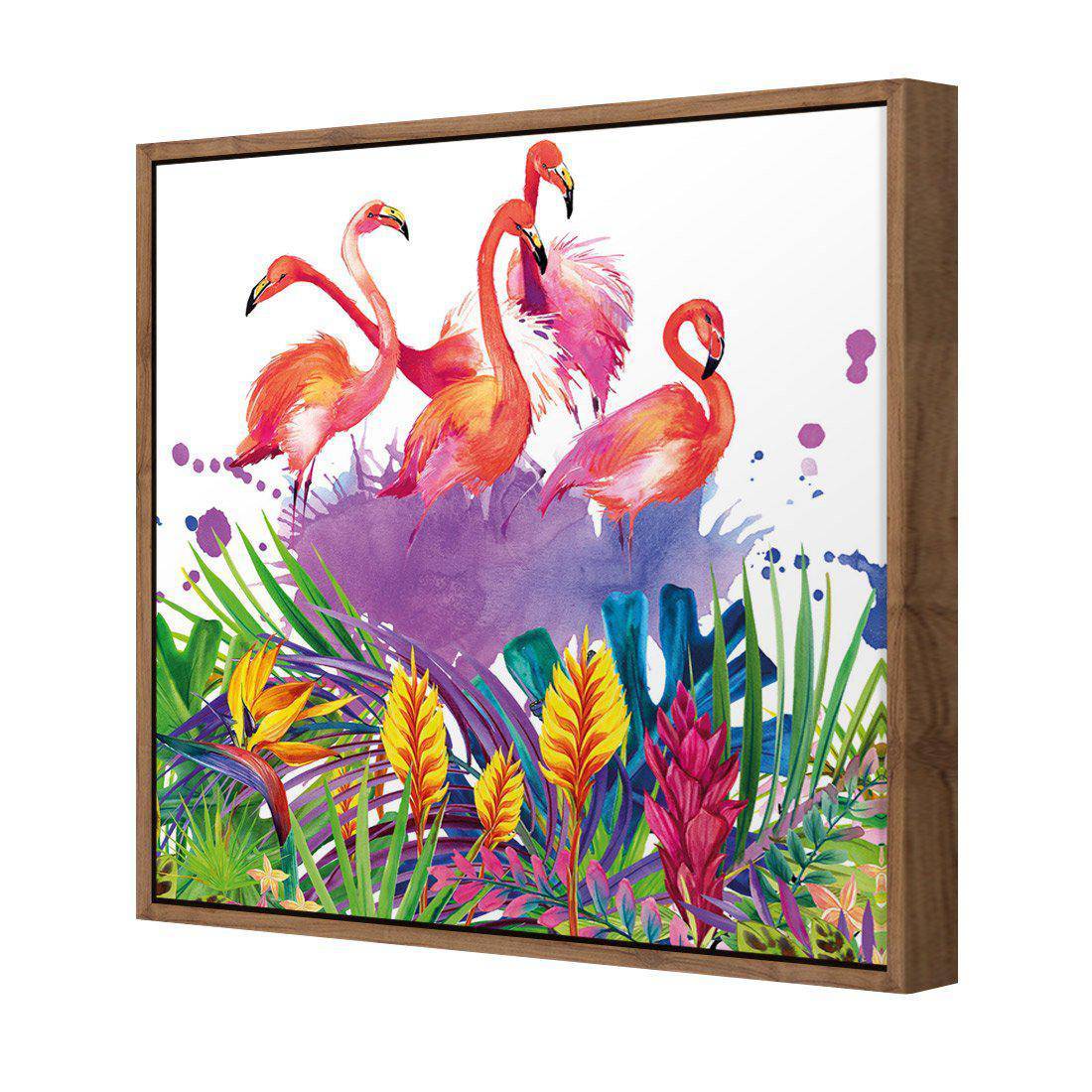 Flamingo Paradise Canvas Art
