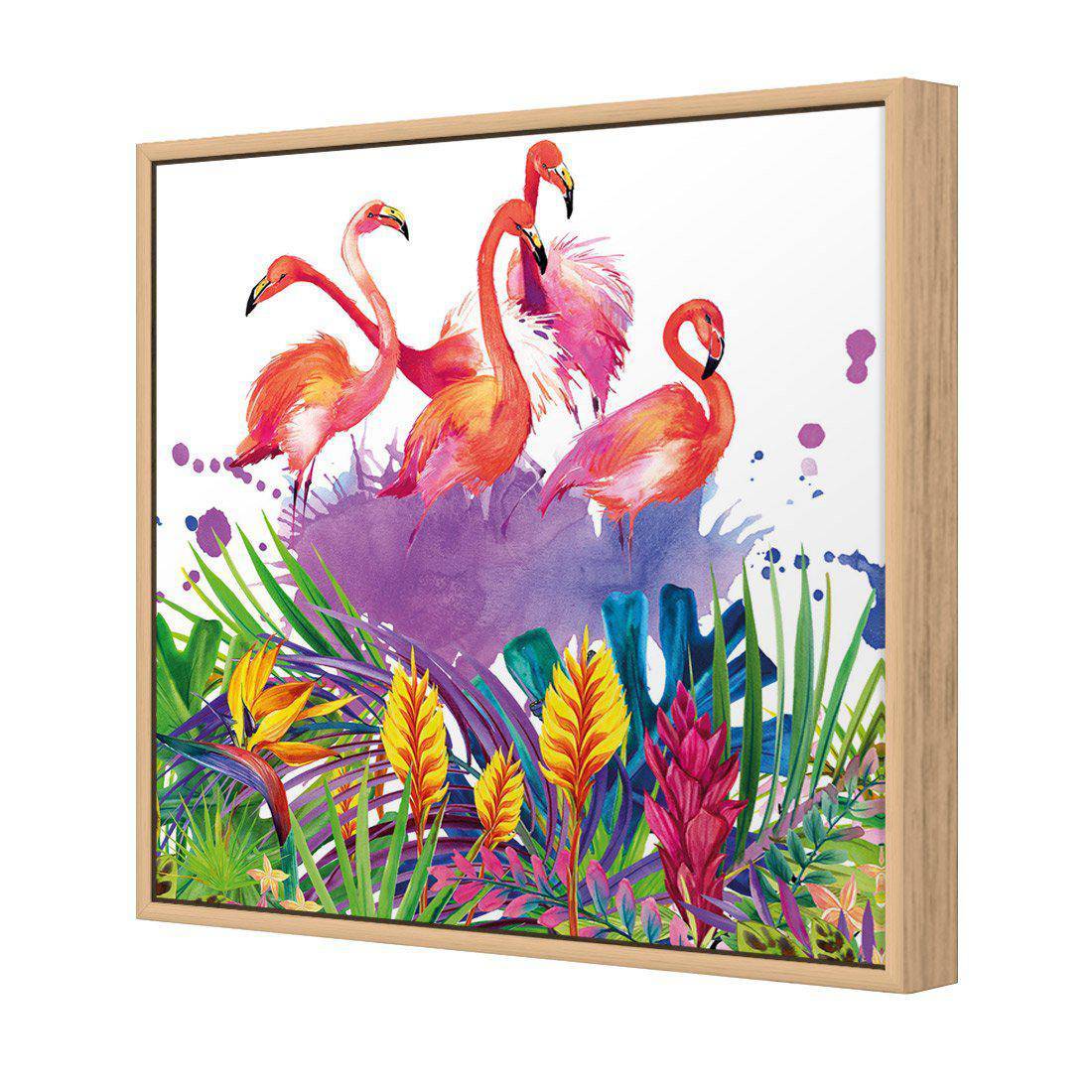 Flamingo Paradise Canvas Art