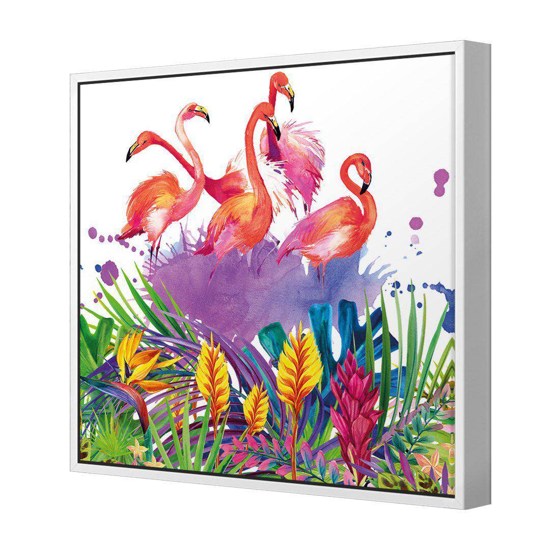 Flamingo Paradise Canvas Art