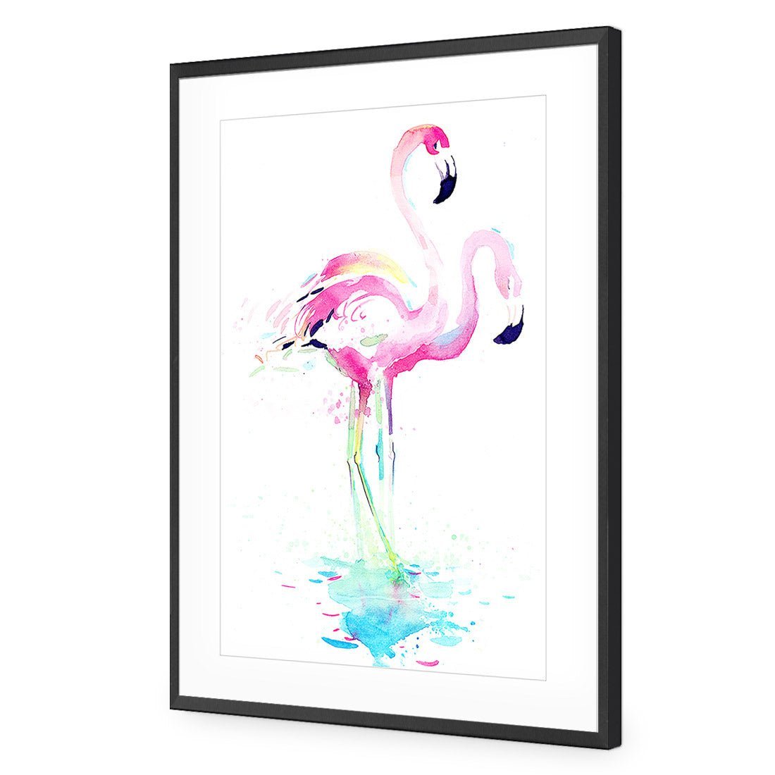 Flirty Flamingos Acrylic Print Art