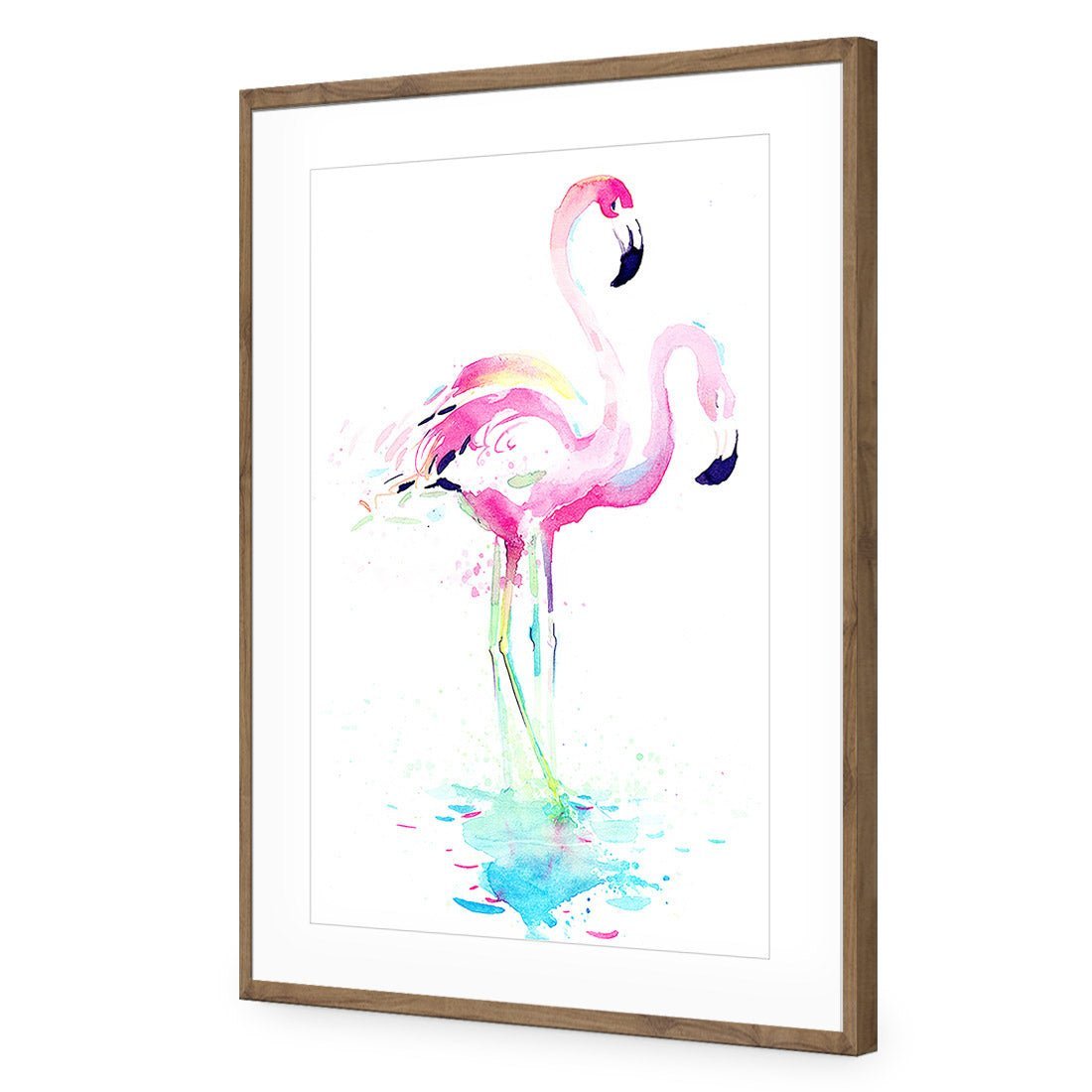 Flirty Flamingos Acrylic Print Art