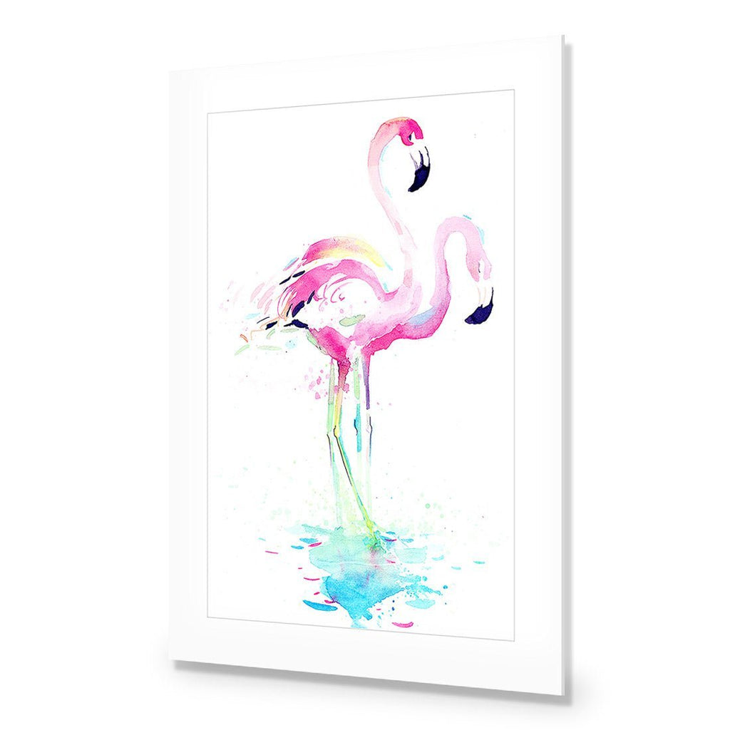 Flirty Flamingos Acrylic Print Art