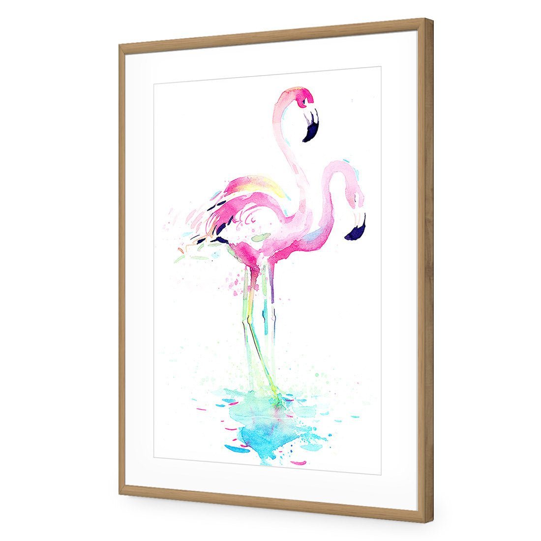 Flirty Flamingos Acrylic Print Art