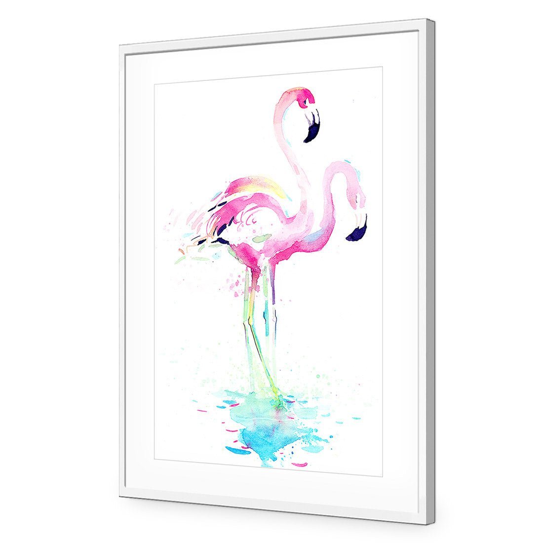 Flirty Flamingos Acrylic Print Art