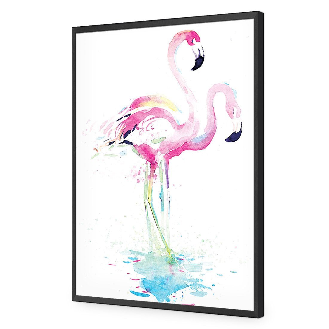 Flirty Flamingos Acrylic Print Art