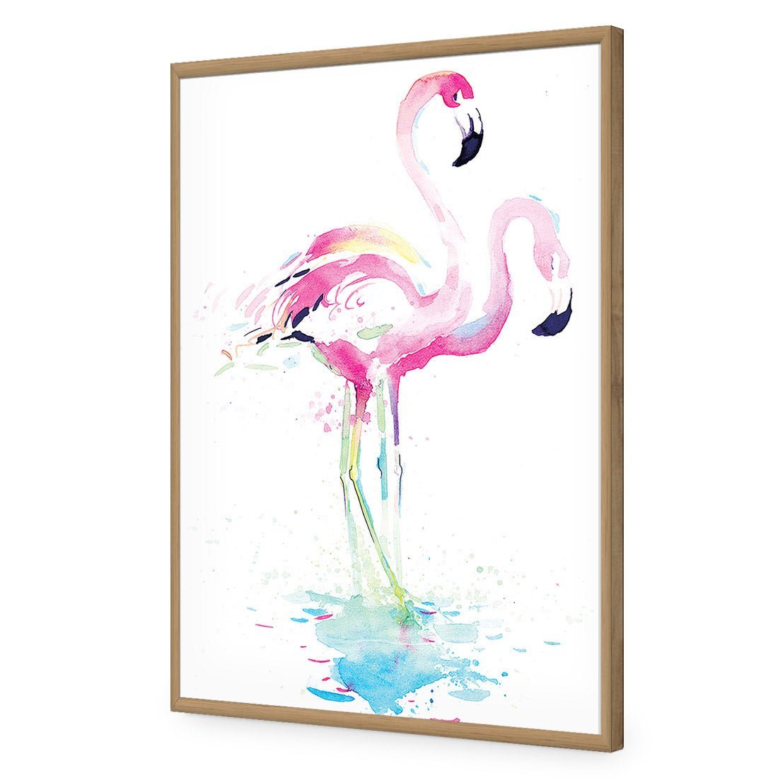 Flirty Flamingos Acrylic Print Art