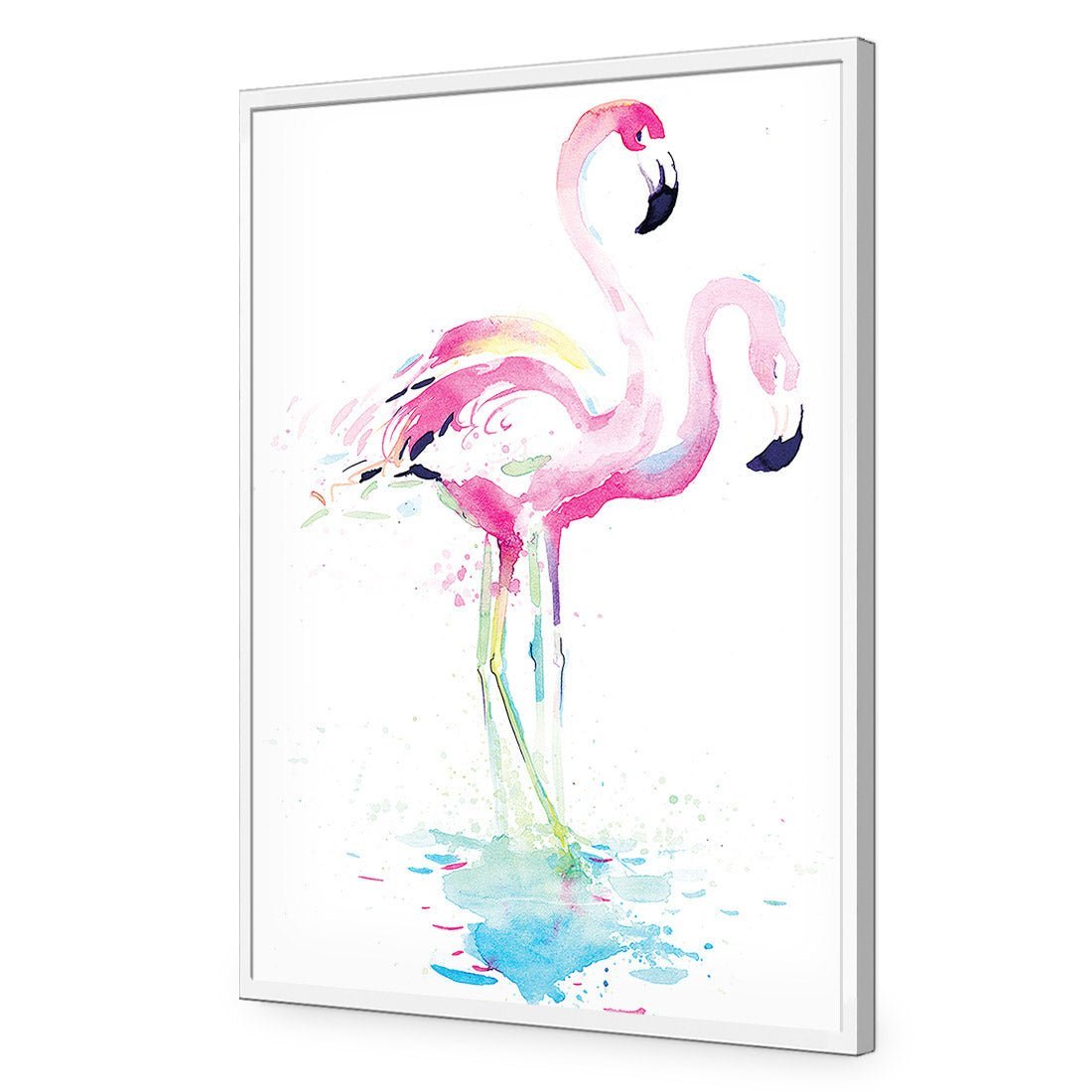 Flirty Flamingos Acrylic Print Art