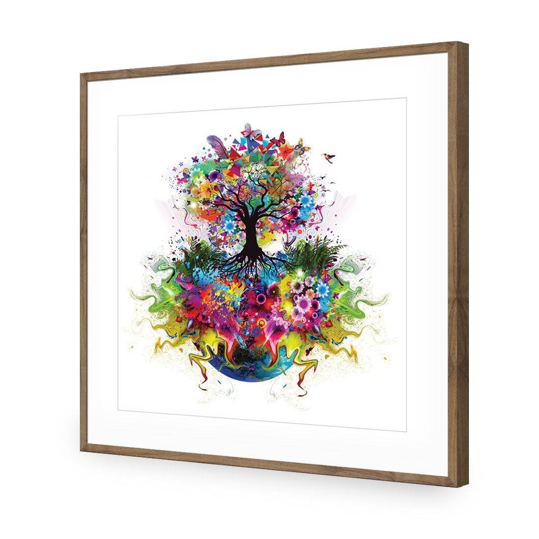 Flower Power, Square Acrylic Print Art