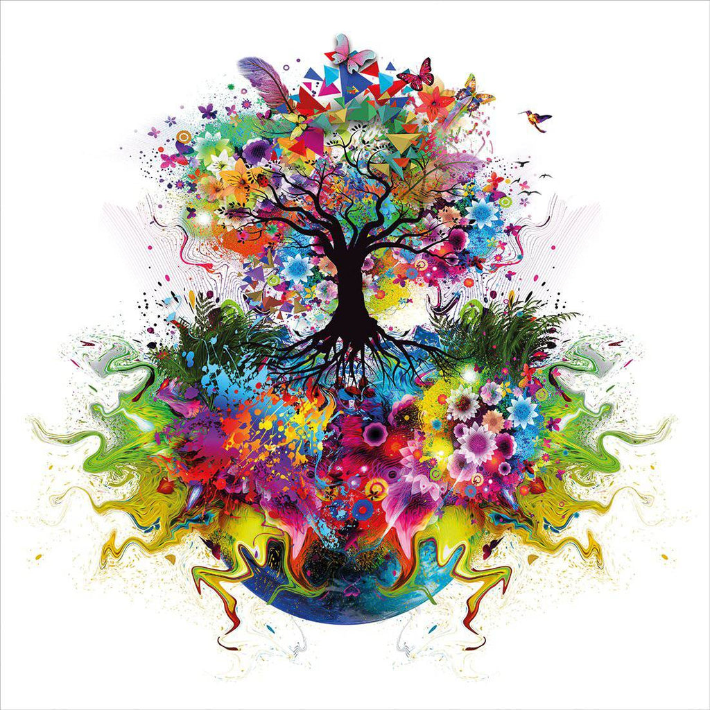 Flower Power, Square Acrylic Print Art
