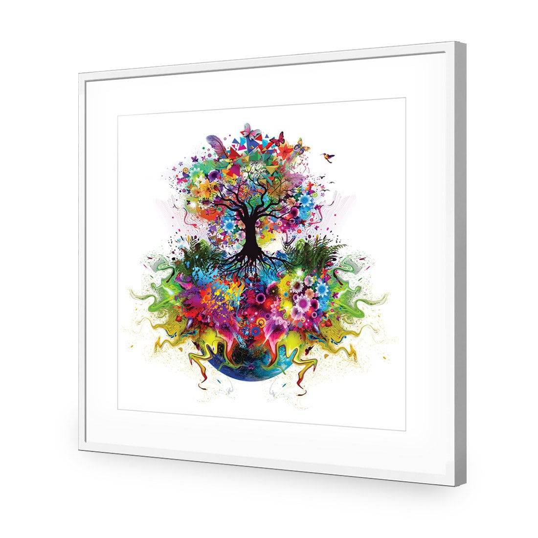 Flower Power, Square Acrylic Print Art