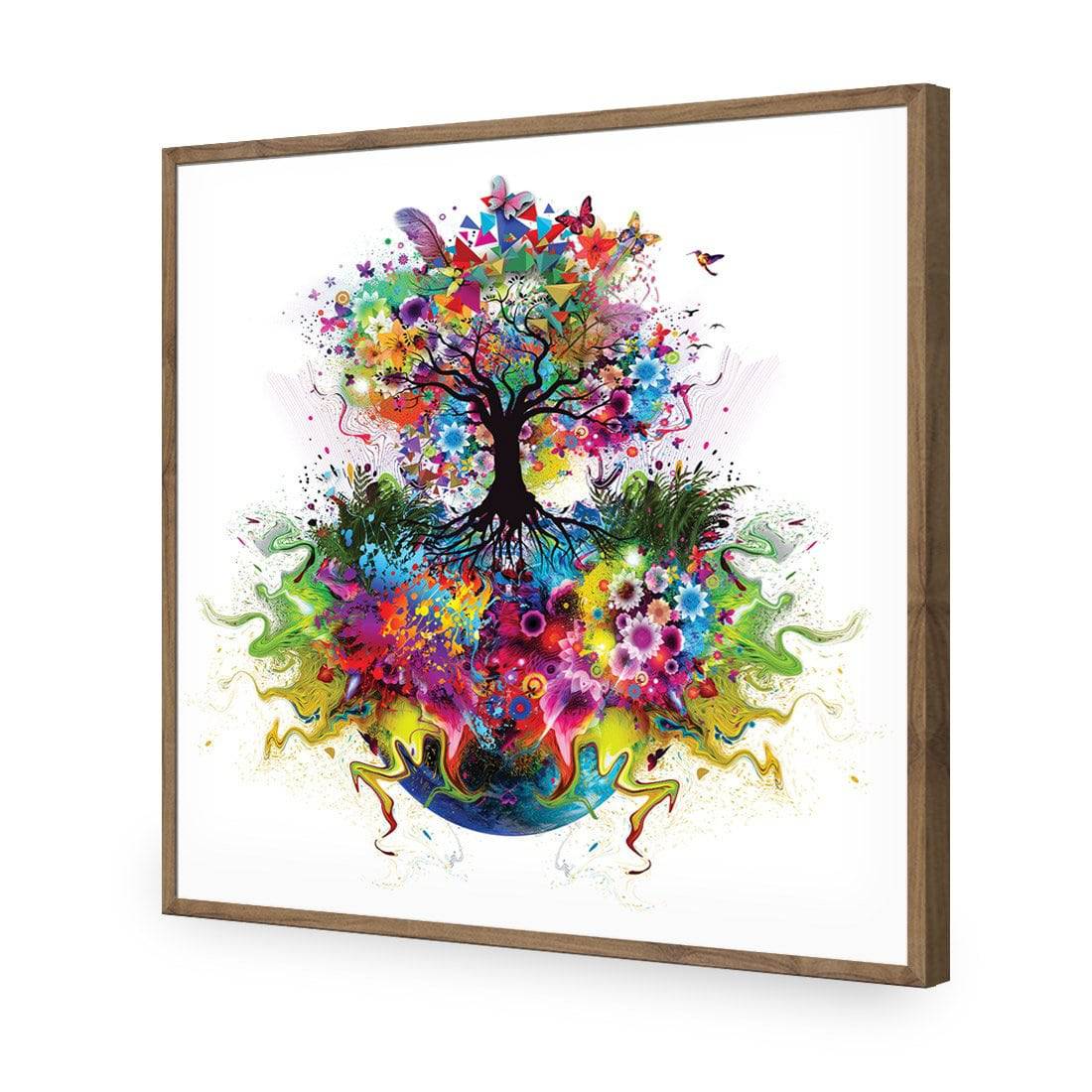 Flower Power, Square Acrylic Print Art