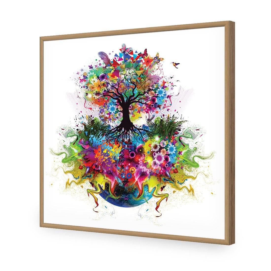 Flower Power, Square Acrylic Print Art