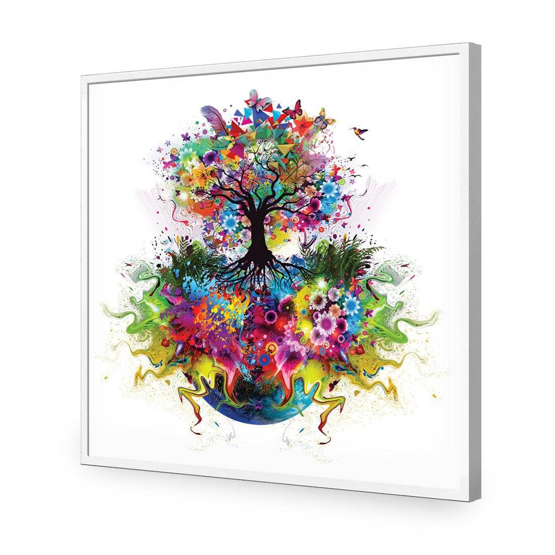 Flower Power, Square Acrylic Print Art