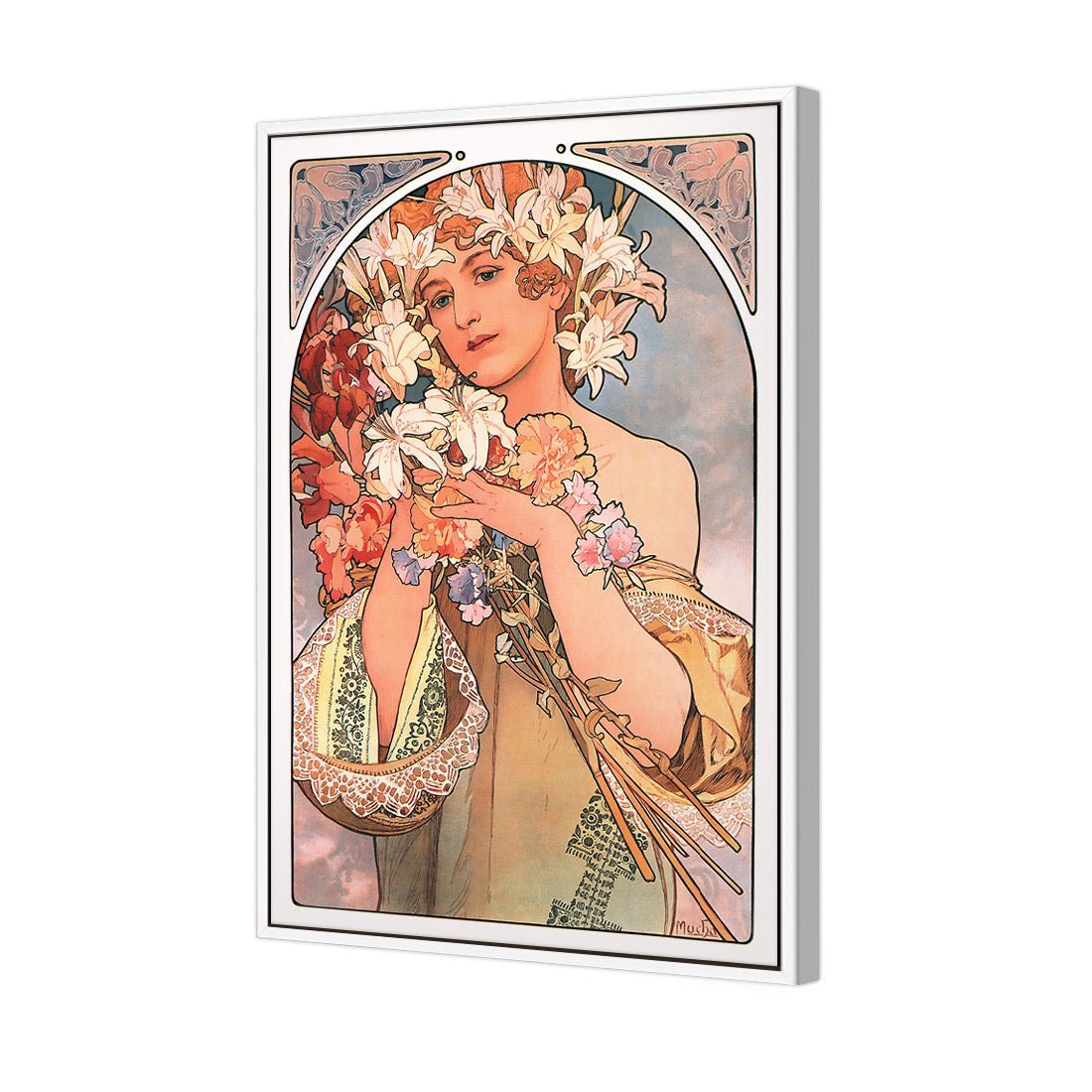 Flowers By Alphonse Mucha