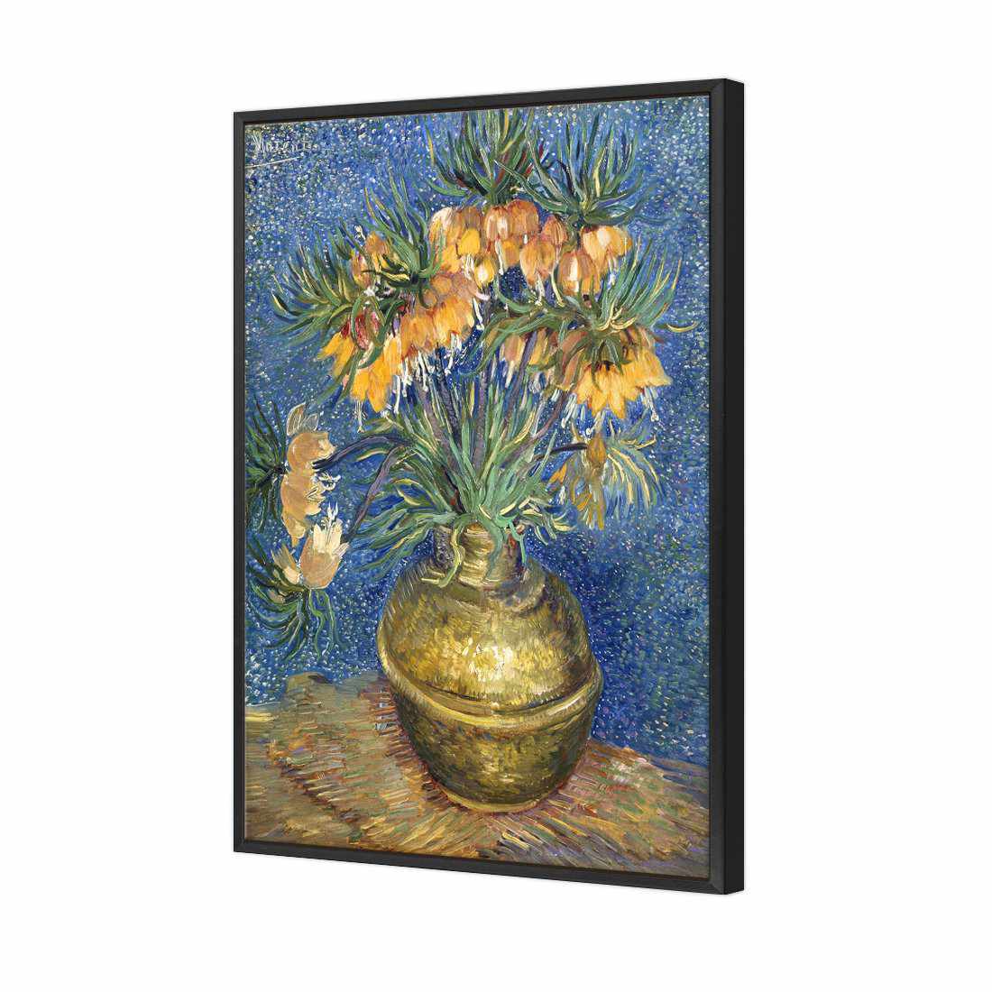 Flowers In Copper Vase by Van Gogh Canvas Art