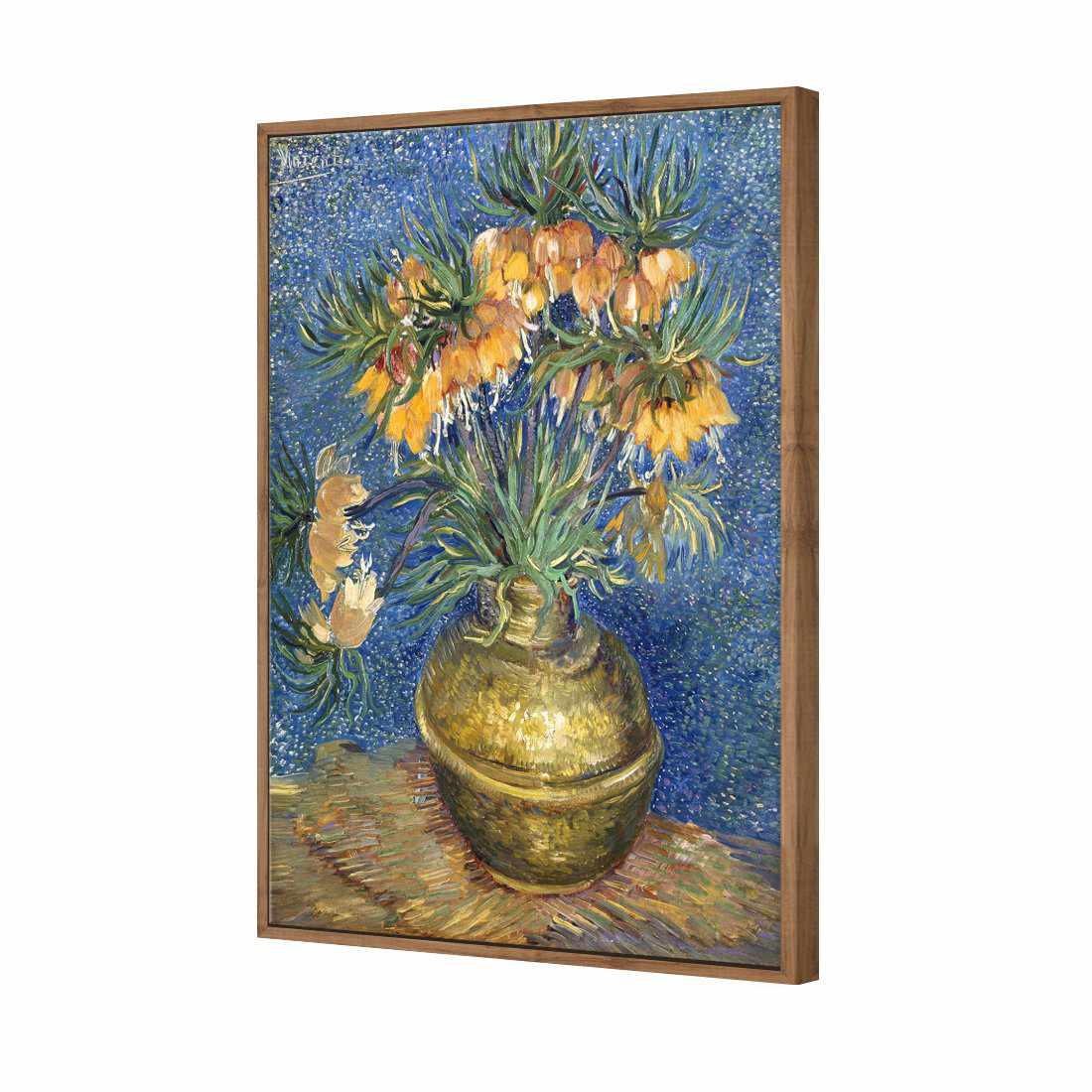 Flowers In Copper Vase by Van Gogh Canvas Art