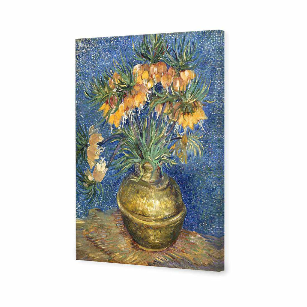 Flowers In Copper Vase by Van Gogh Canvas Art