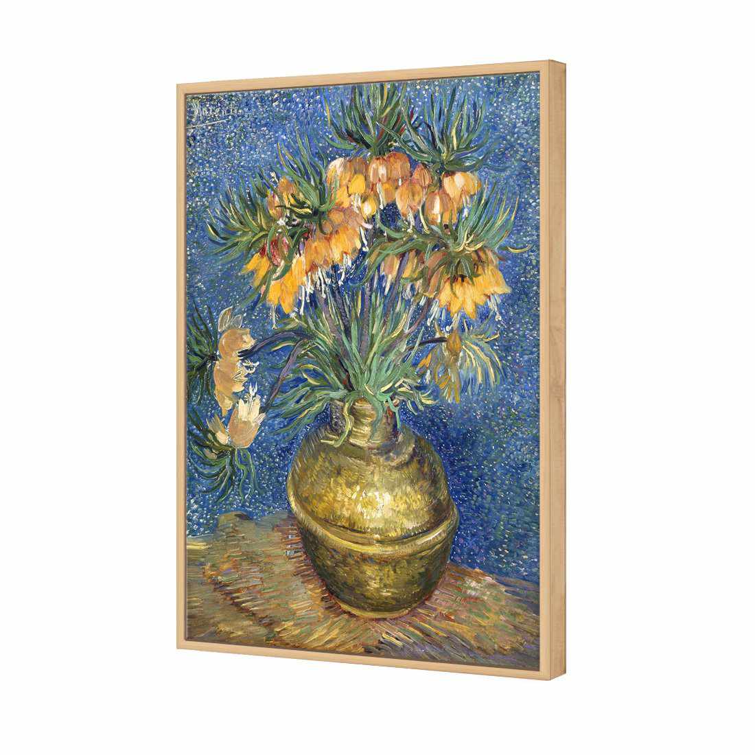 Flowers In Copper Vase by Van Gogh Canvas Art