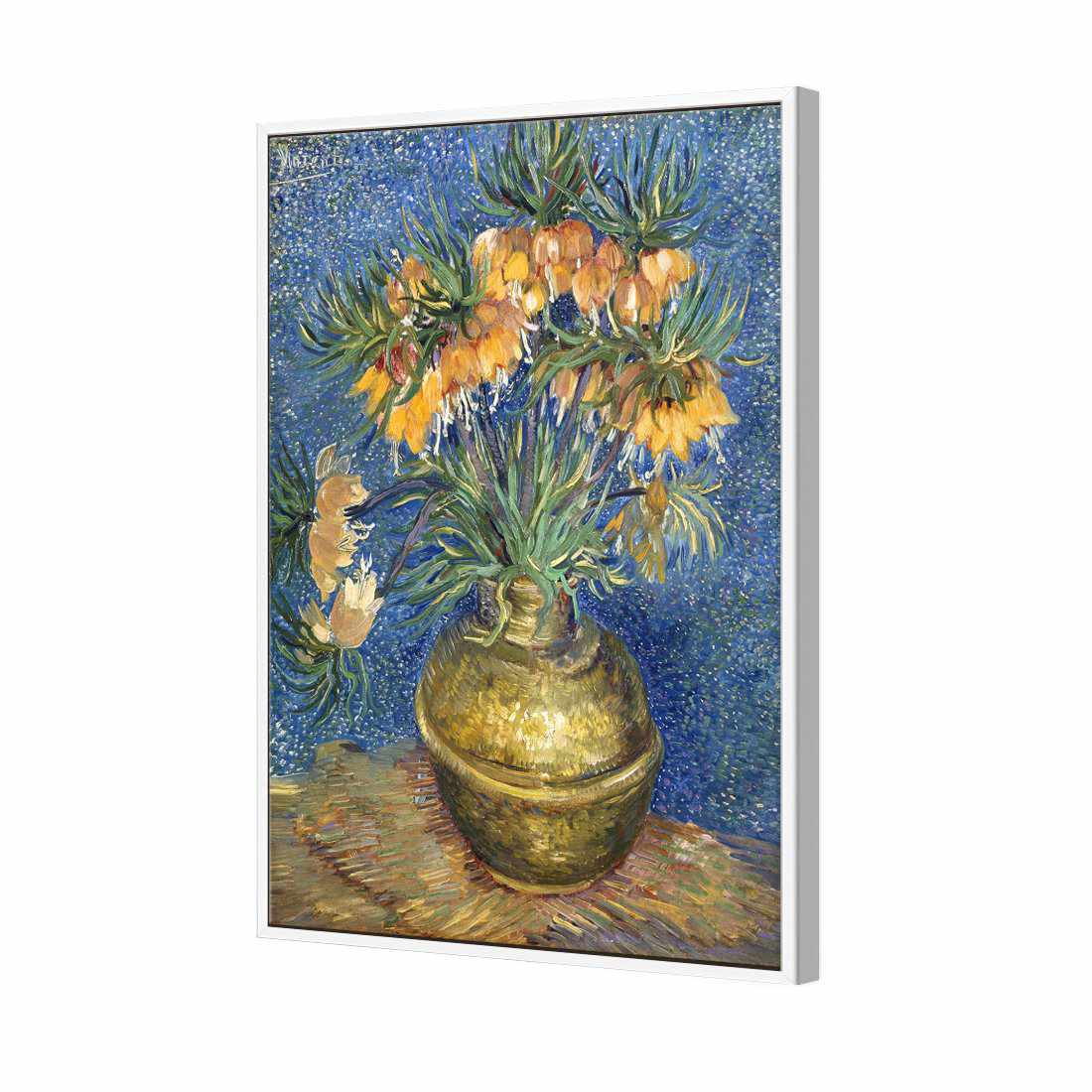 Flowers In Copper Vase by Van Gogh Canvas Art