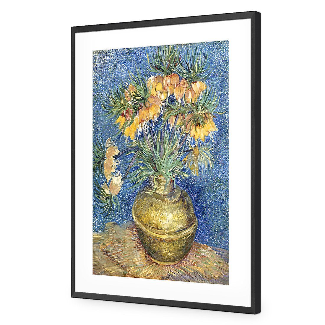 Flowers In Copper Vase, Van Gogh  Acrylic Print Art