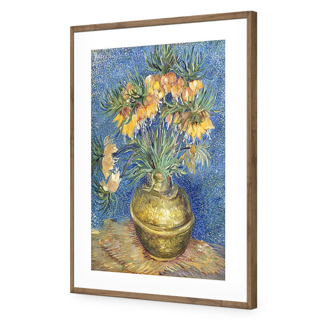 Flowers In Copper Vase, Van Gogh  Acrylic Print Art
