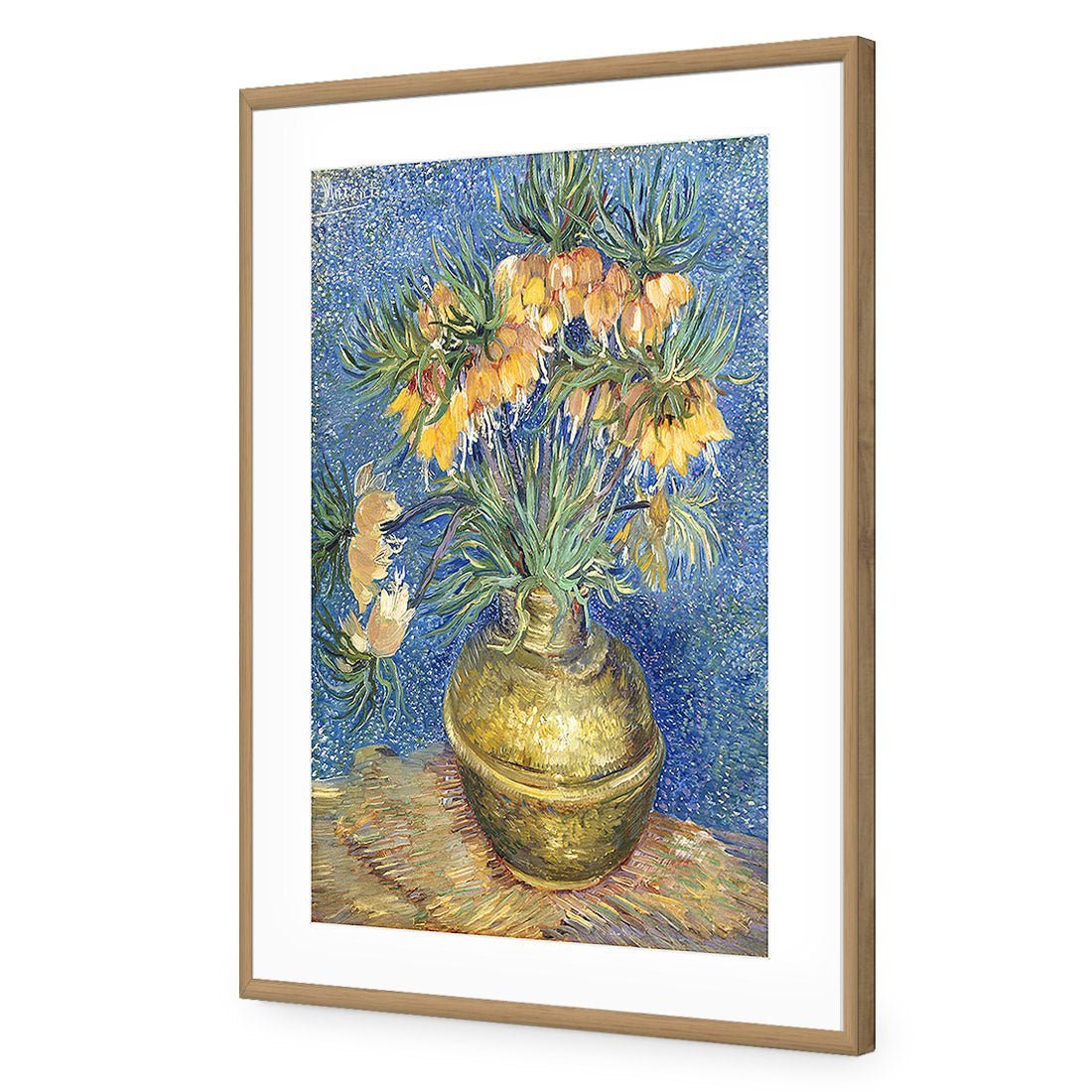 Flowers In Copper Vase, Van Gogh  Acrylic Print Art