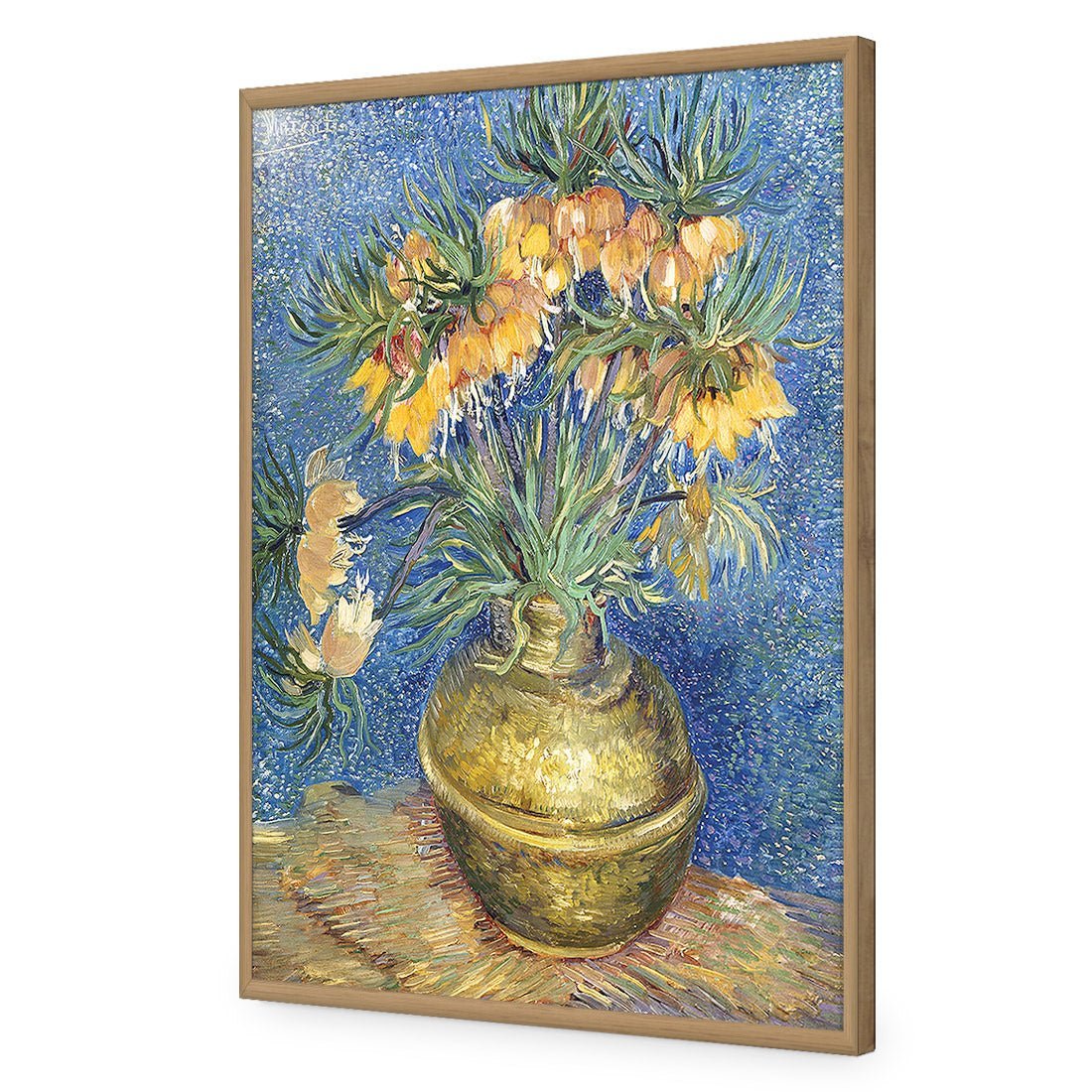 Flowers In Copper Vase, Van Gogh  Acrylic Print Art