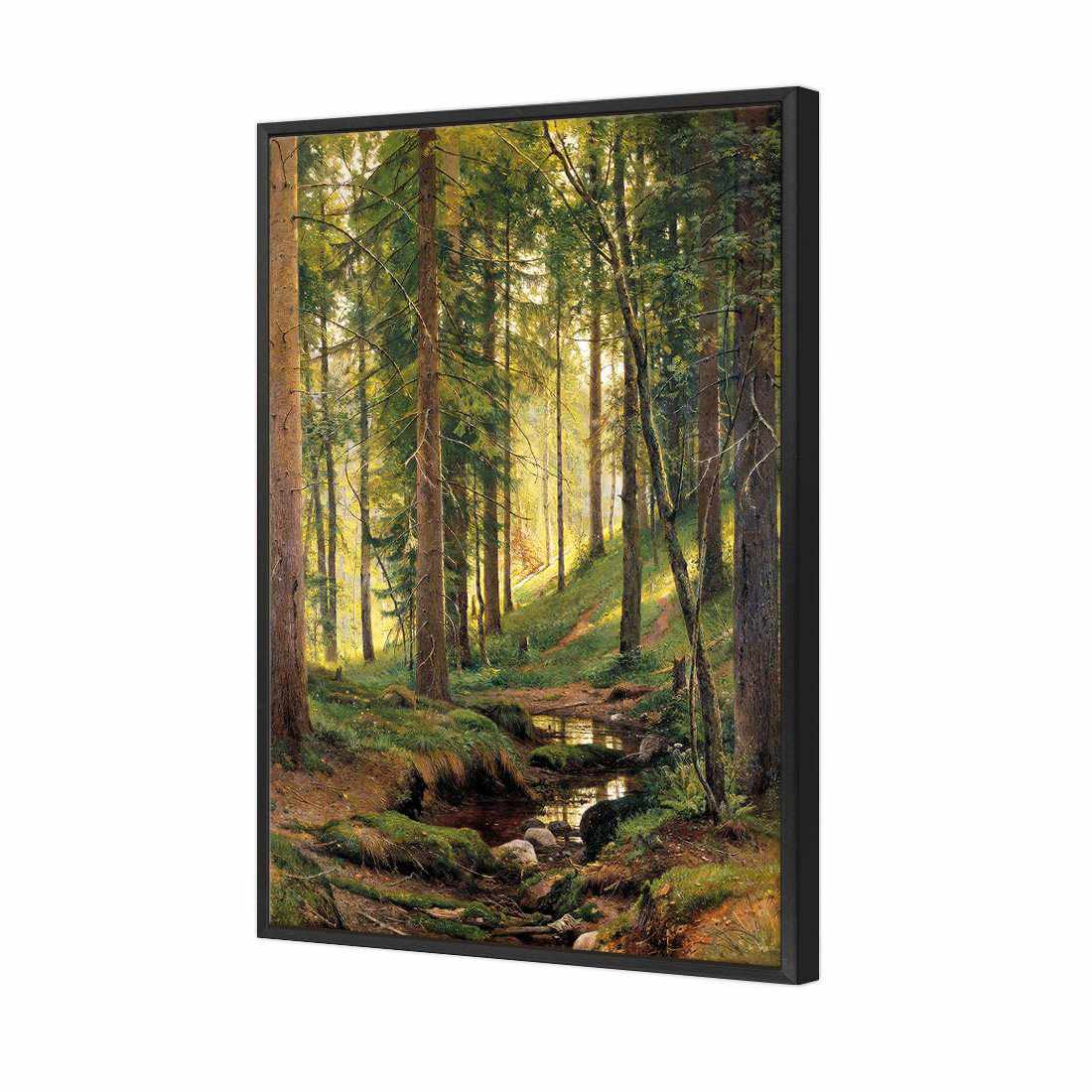 Forest Stream by Ivan Shishkin Canvas Art