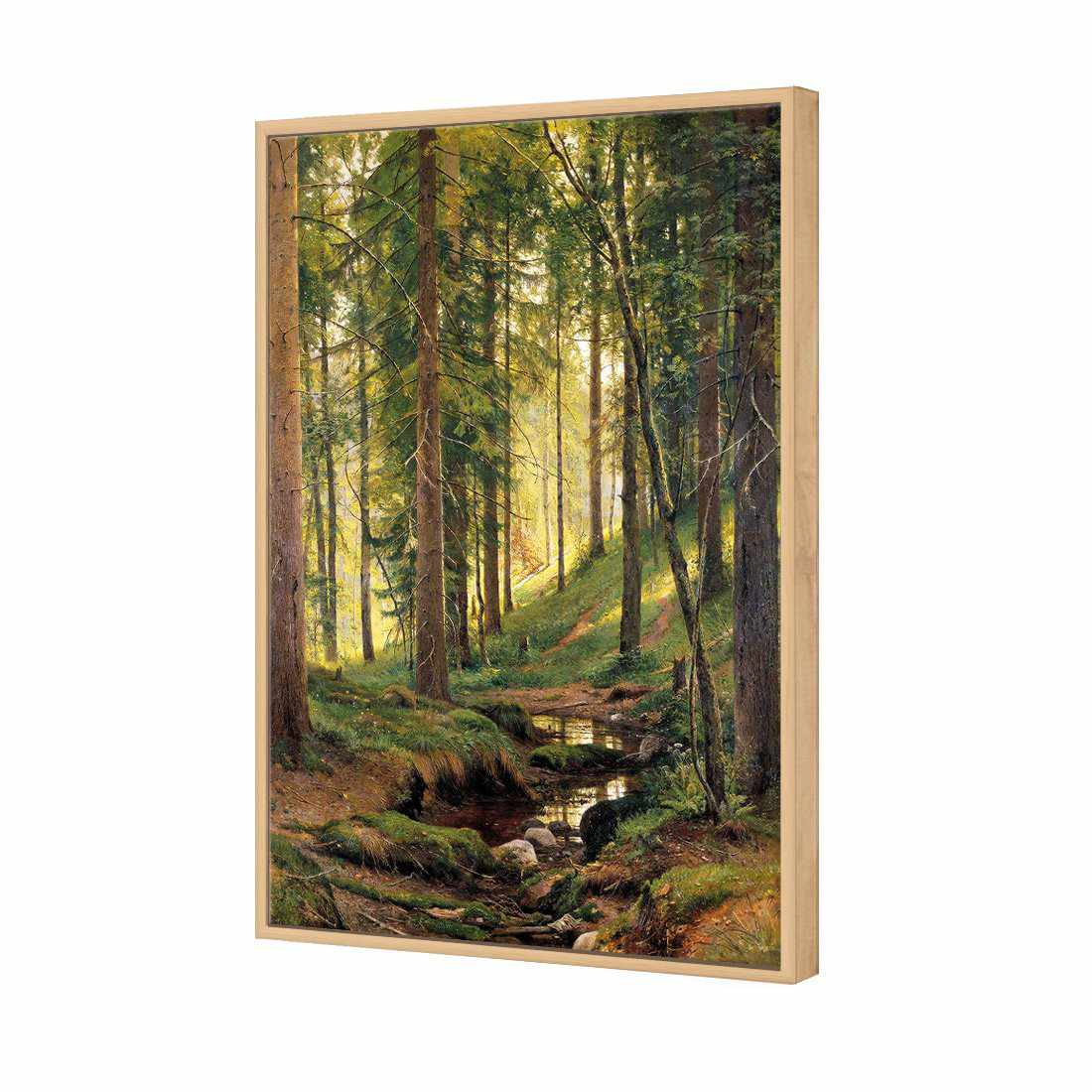 Forest Stream by Ivan Shishkin Canvas Art