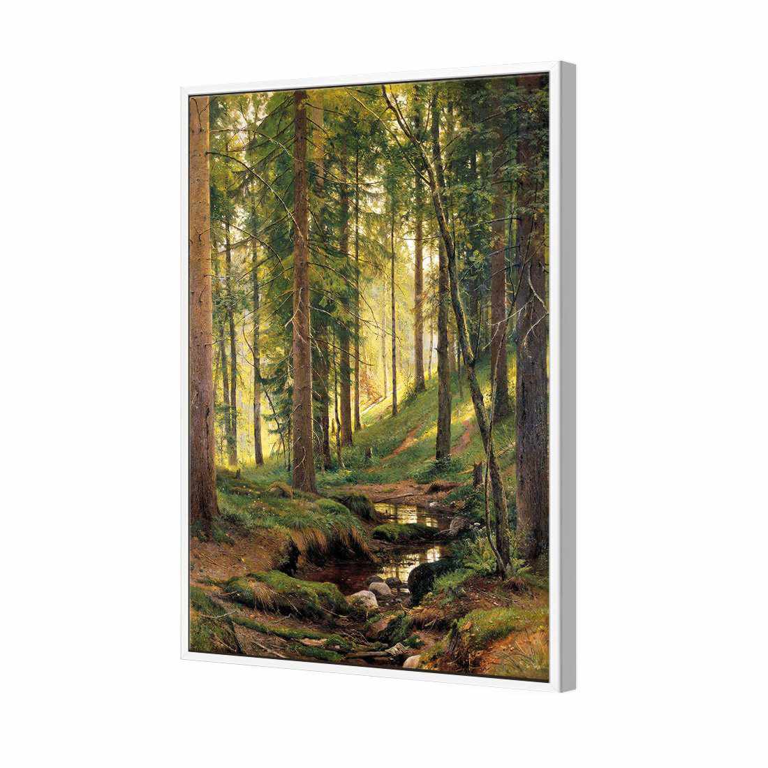 Forest Stream by Ivan Shishkin Canvas Art