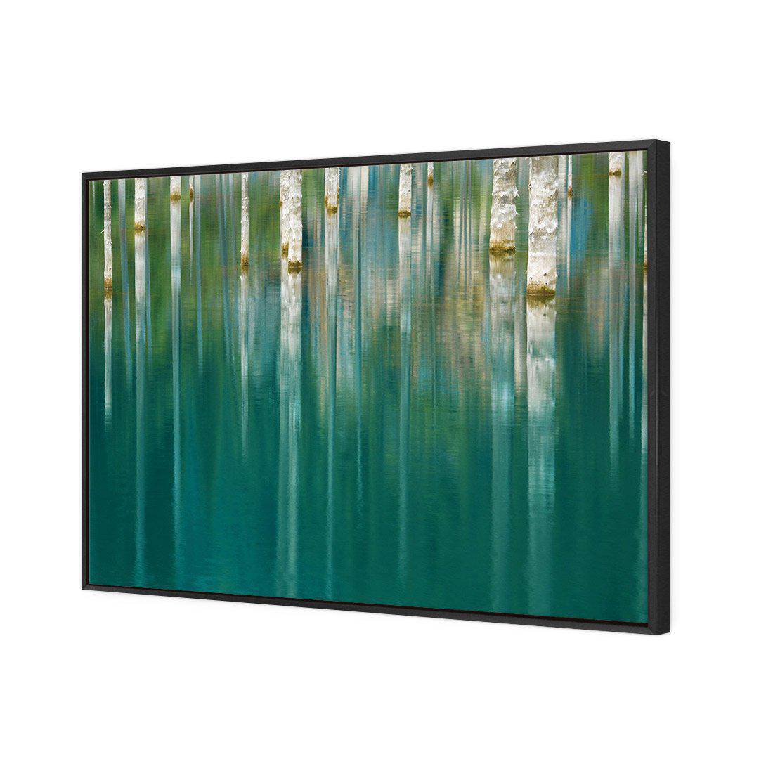 Ghostly Forest Reflections Canvas Art